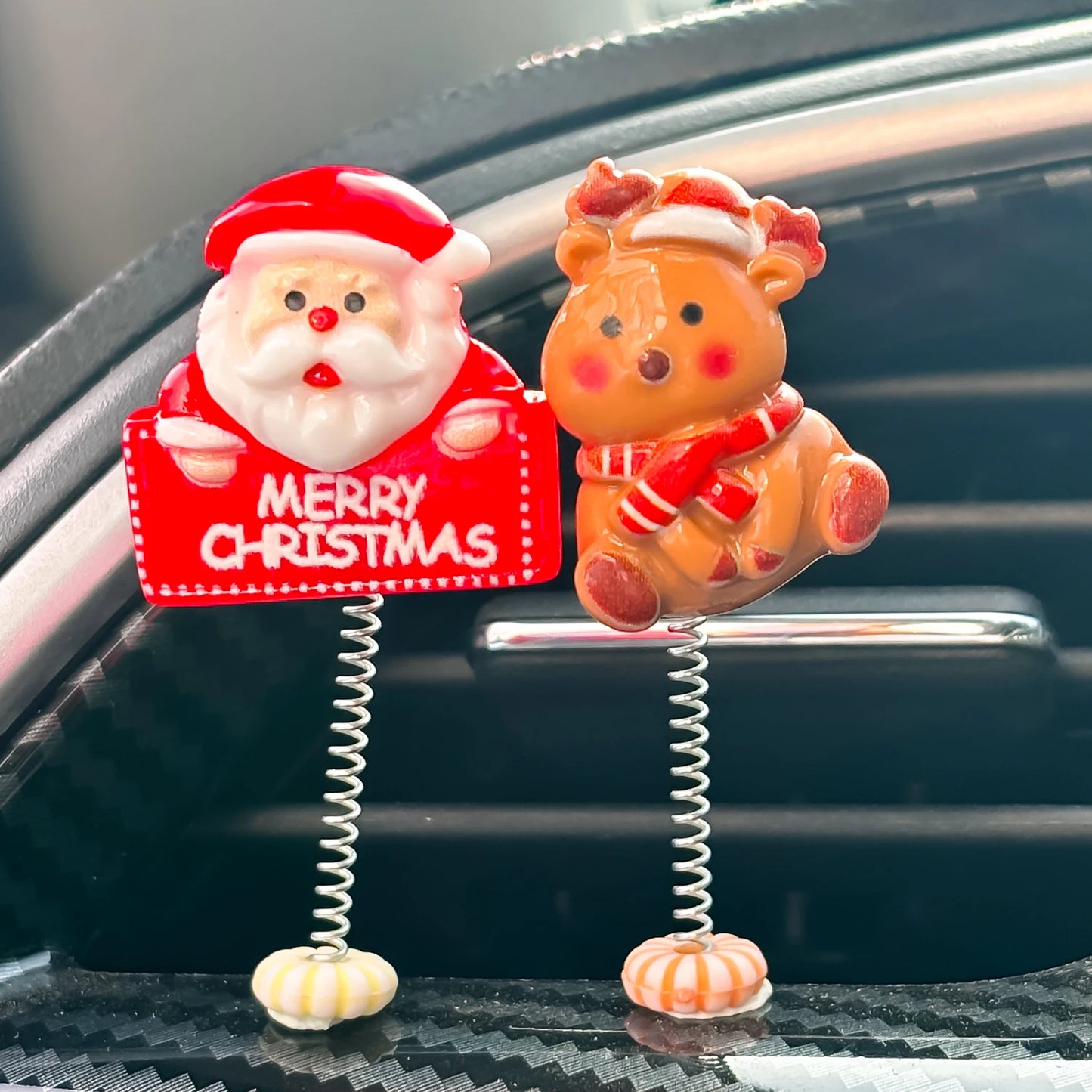 Creative Santa Claus Shaking Ornament for Car Dashboard Decor