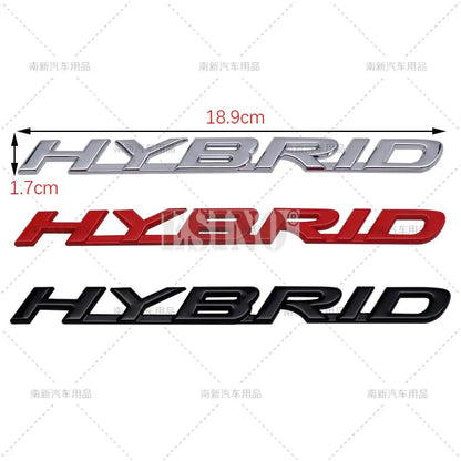 Universal 3D Hybrid Metal Emblem Badge