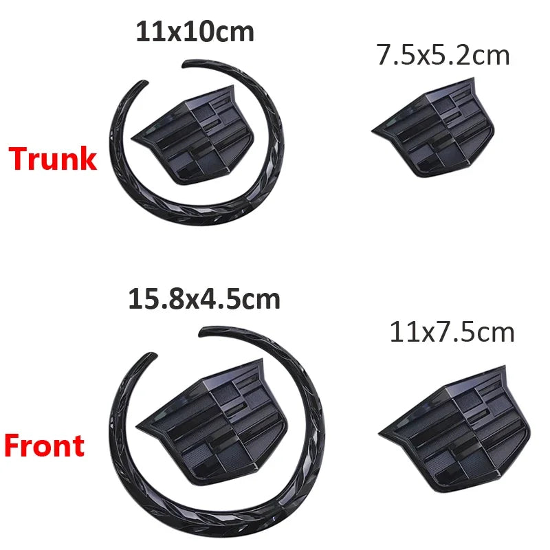 (NOT SOLD TO USA) Cadillac Emblem Badge for SRX ATS XTS 2017-2021, 1PC – Car Accessories | MotorWorld Marketplace