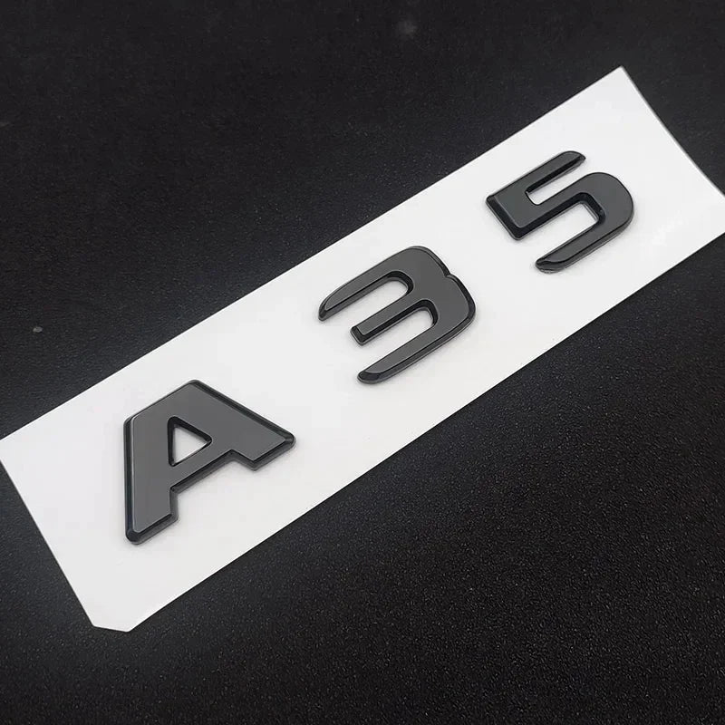 ABS Chrome Trunk Emblem for Mercedes A35 A45 AMG W177/W176