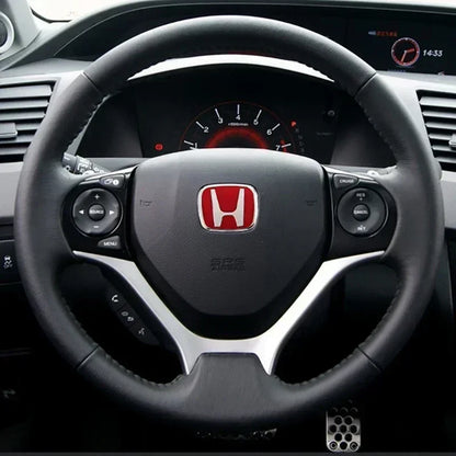 Honda Steering Wheel Emblem 53mm(2.09")/50mm(1.97") Badge - Pro Fit