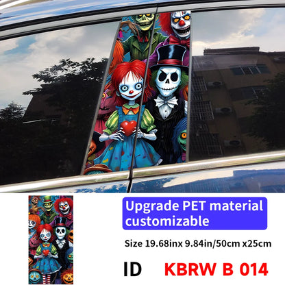 Horror Ghost B Pillar Car Stickers | Waterproof, UV-Proof 014 – Car Accessories | MotorWorld Marketplace