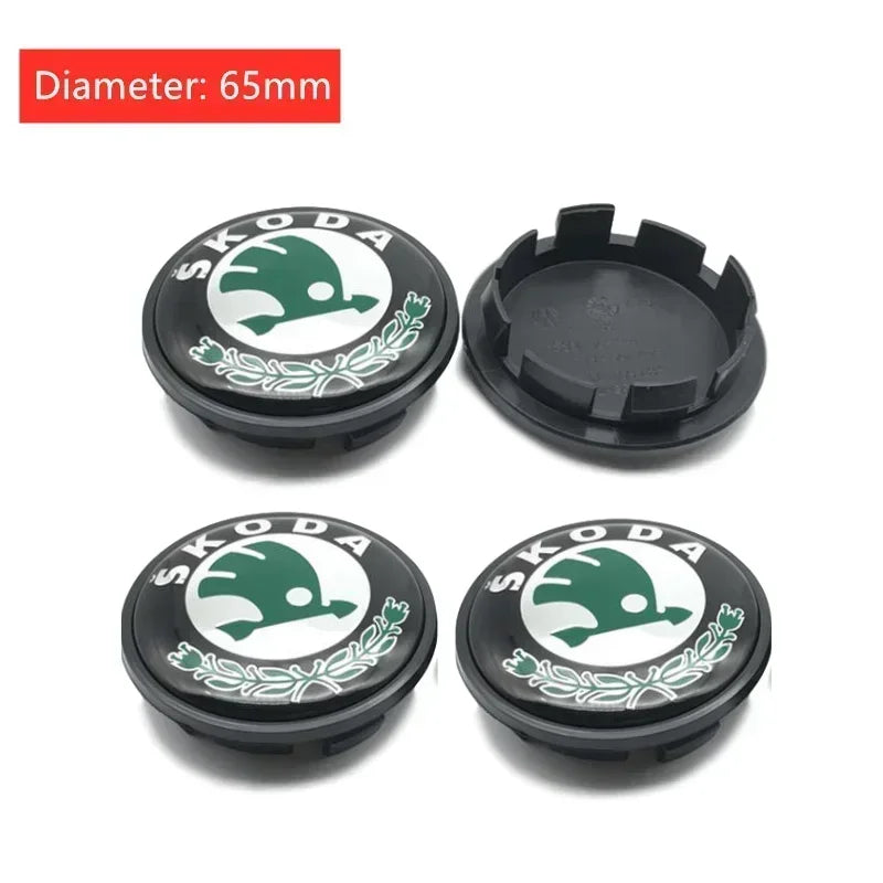Skoda Wheel Center Hub Caps Logo – All Models