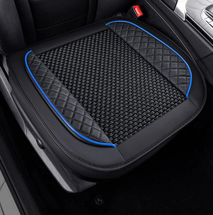 Housse de siège auto universelle en cuir PU, soie glacée, antidérapante, de luxe