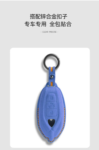 Premium Suede Key Case for Lamborghini Urus & Revuelto
