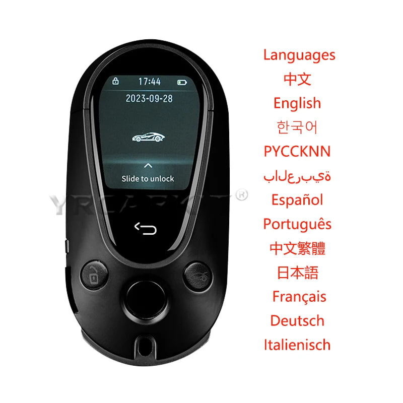 CF700 Universal LCD Smart Remote Key Keyless Start BMW/Audi Black – Car Accessories | MotorWorld Marketplace