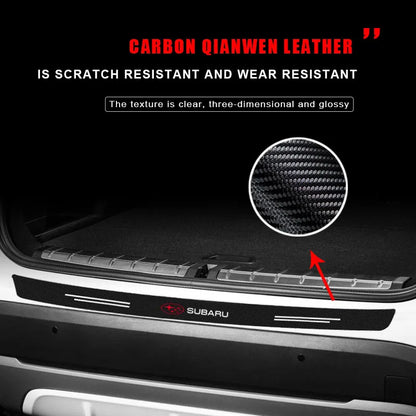 (NOT SOLD TO EUROPE) Carbon Fiber Trunk Bumper Sticker for Subaru Forester/XV – Car Accessories | MotorWorld Marketplace