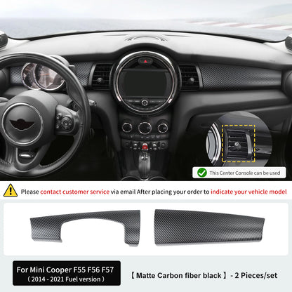 Premium ABS Leather Dashboard Shell for Mini F55/F56/F57 Matte Carbon black – Car Accessories | MotorWorld Marketplace