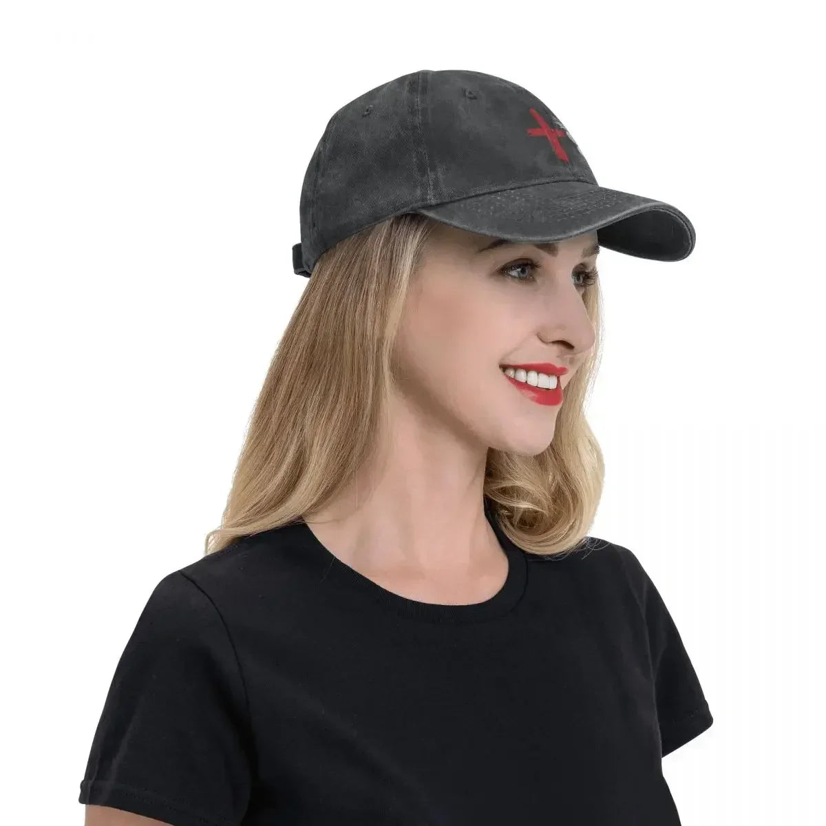 A-Alfas Romeo Emblem Distressed Unisex Baseball Cap