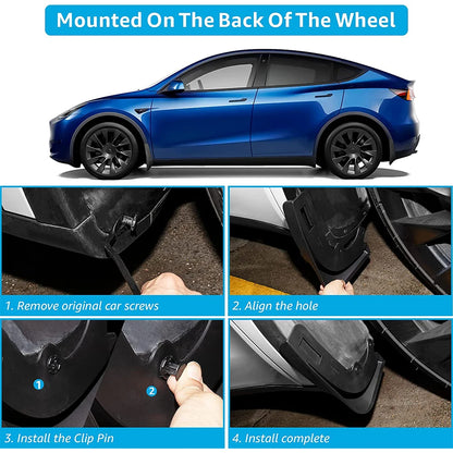 Tesla Model Y Mud Flaps set 2020-2025
