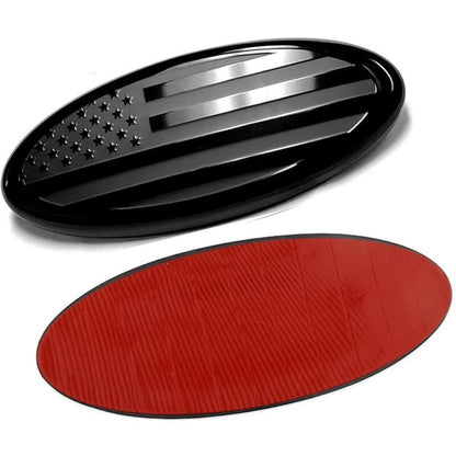 6" US Flag Oval Grille Emblem Badge for Ford F-150 F-350