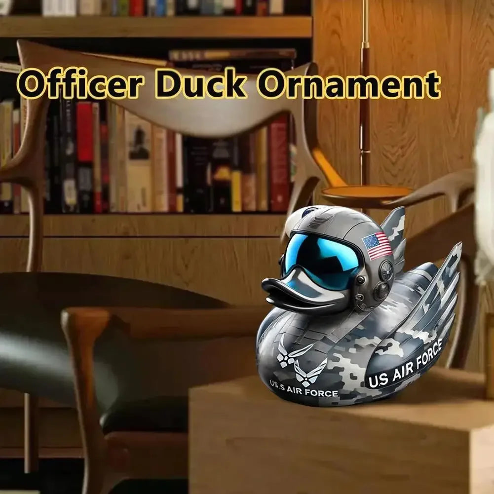Veteran Tribute Duck Resin Statue – Gothic Car Desk Collectible – Car Accessories | MotorWorld Marketplace