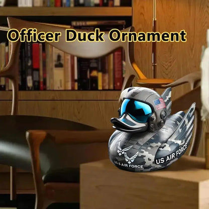 Veteran Tribute Duck Resin Statue – Gothic Car Desk Collectible – Car Accessories | MotorWorld Marketplace