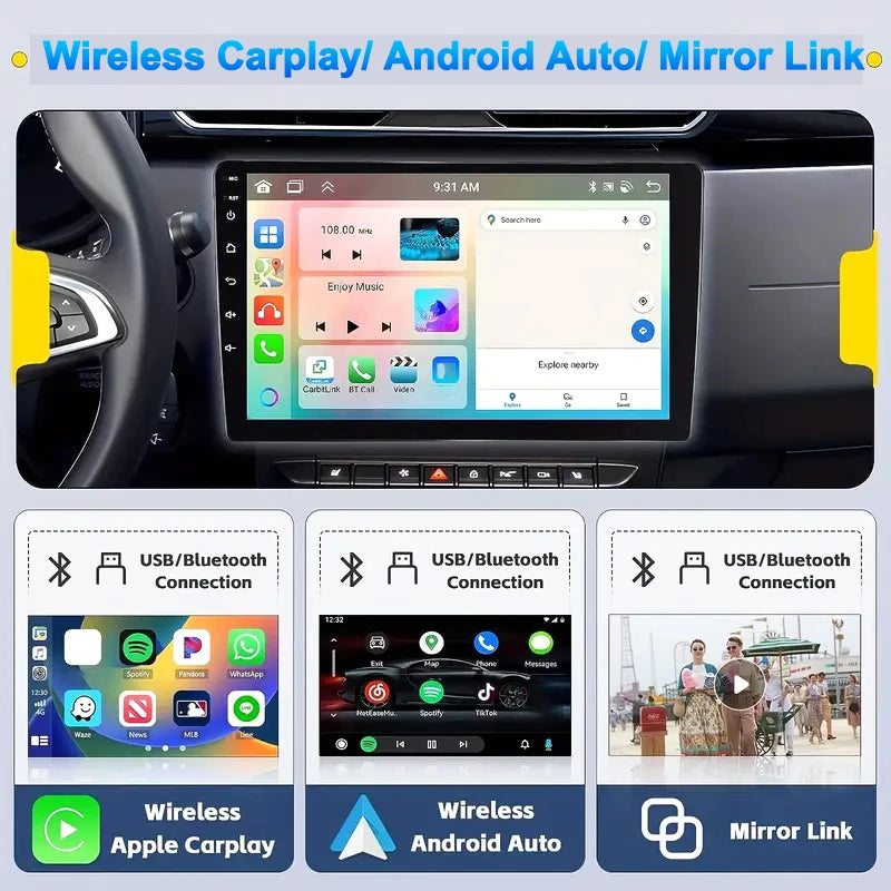 Universal 2 Din Android 13 Car Radio 7/9/10" 64G GPS BT – Car Accessories | MotorWorld Marketplace