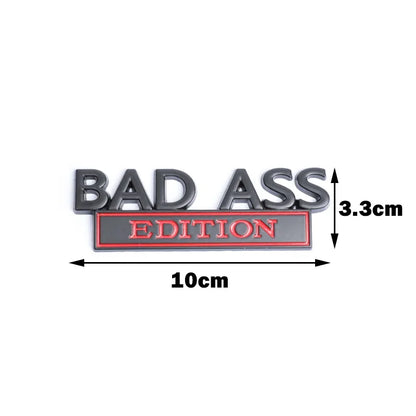 BAD ASS Edition 3D Fender Badge Emblem for Car/Truck/Moto – Car Accessories | MotorWorld Marketplace