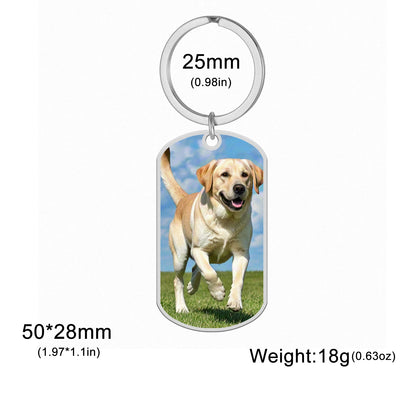 Custom Photo Keychain – Stainless Steel, Ideal Gift for Pros 50mm-28mm – Car Accessories | MotorWorld Marketplace