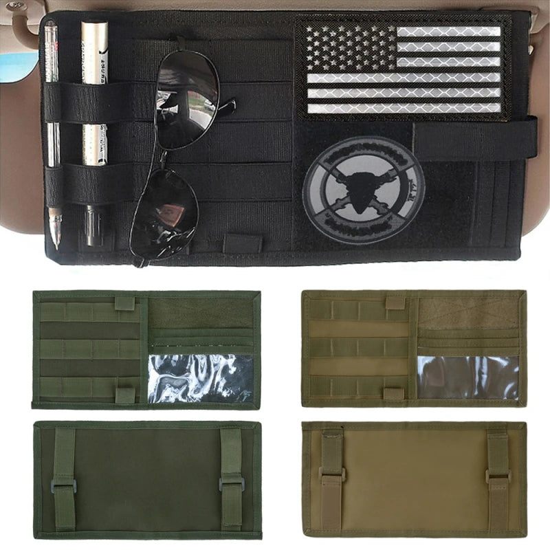 Tactical Molle Car Sun Visor Organizer Pouch – Universal Fit – Car Accessories | MotorWorld Marketplace