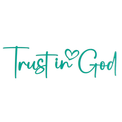 Trust In God Mirror Decal – Faith Vinyl for Car Professionals