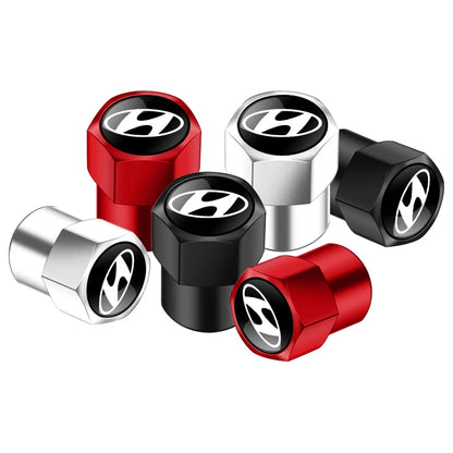 4Pcs Tire Valve Dust Caps for Hyundai