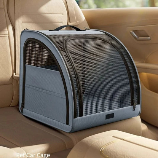 Portable Foldable Pet Carrier – Scratch-Resistant, Auto-Ready – Car Accessories | MotorWorld Marketplace