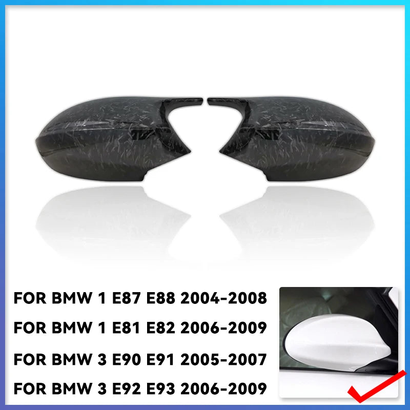 BMW E90-E93 Carbon Fiber M3 Style Rear Mirror Covers Forged Carbon Look 1 – Car Accessories | MotorWorld Marketplace