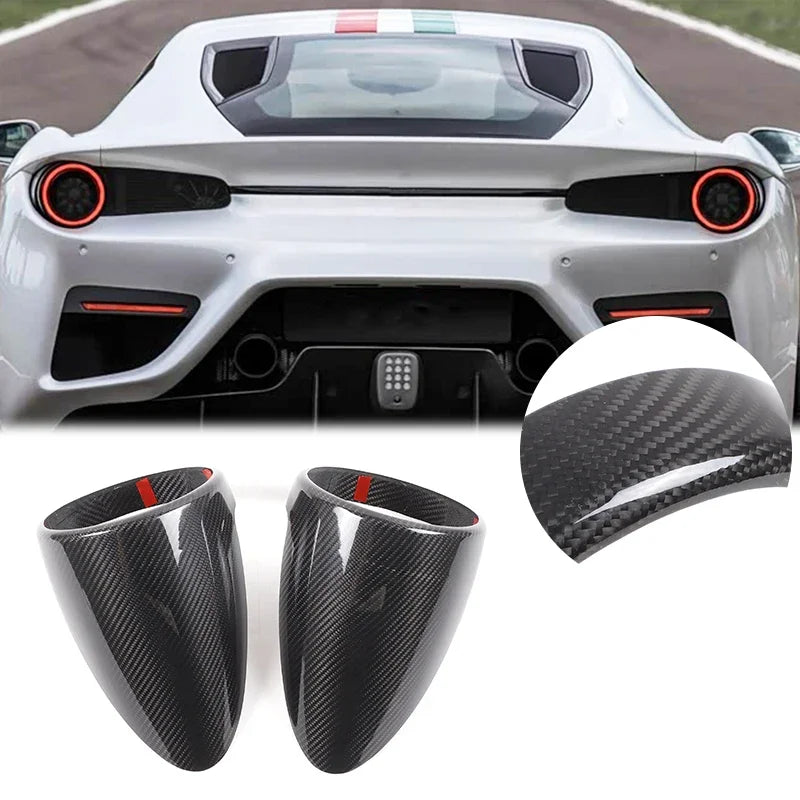 Ferrari 458 2011-16 Carbon Fiber Tail & Fog Light Frame Kit – Car Accessories | MotorWorld Marketplace