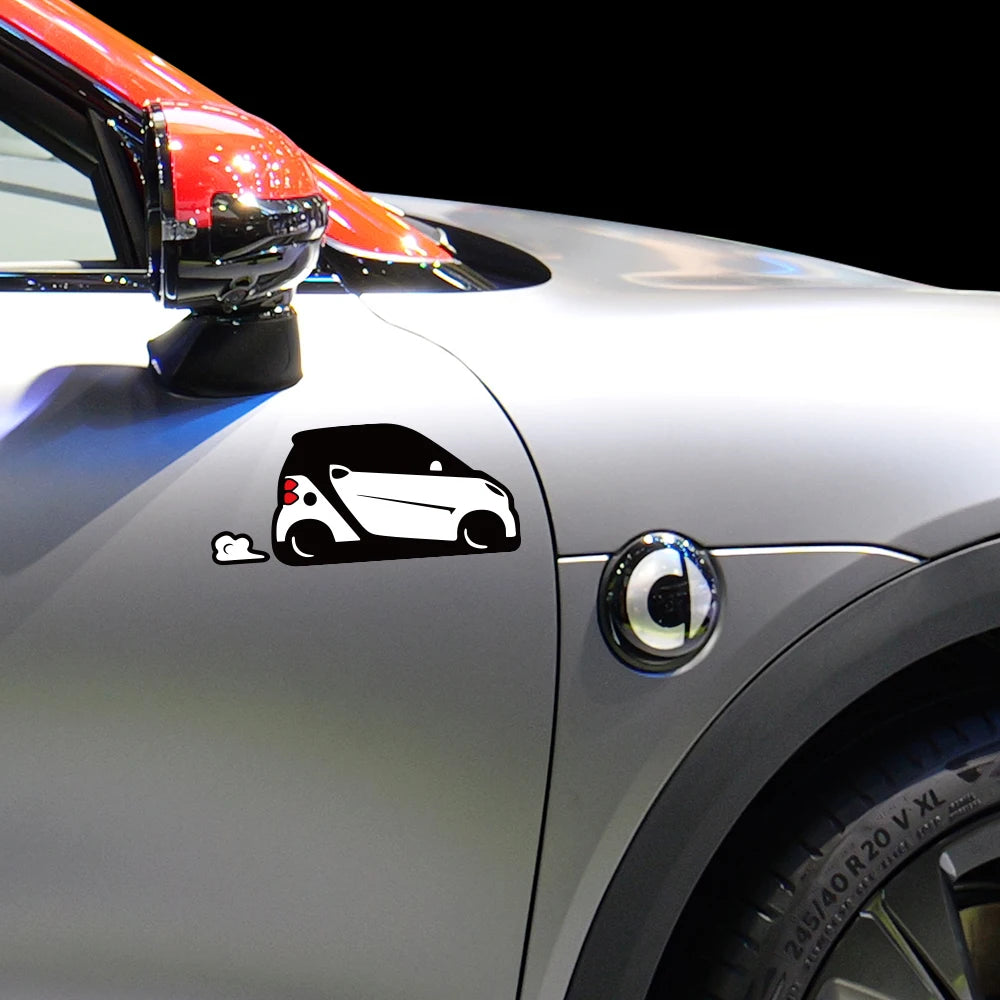Racing Vinyl Decal Set for Smart Fortwo