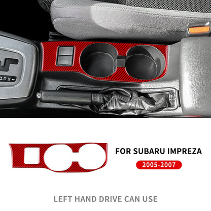 Real Carbon Fiber Sticker Kit for Subaru Impreza 05-07 Interior LHD Water Cup Red – Car Accessories | MotorWorld Marketplace