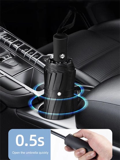 12-Bone Auto Umbrella Windproof for Alfa Romeo Giulia Stelvio