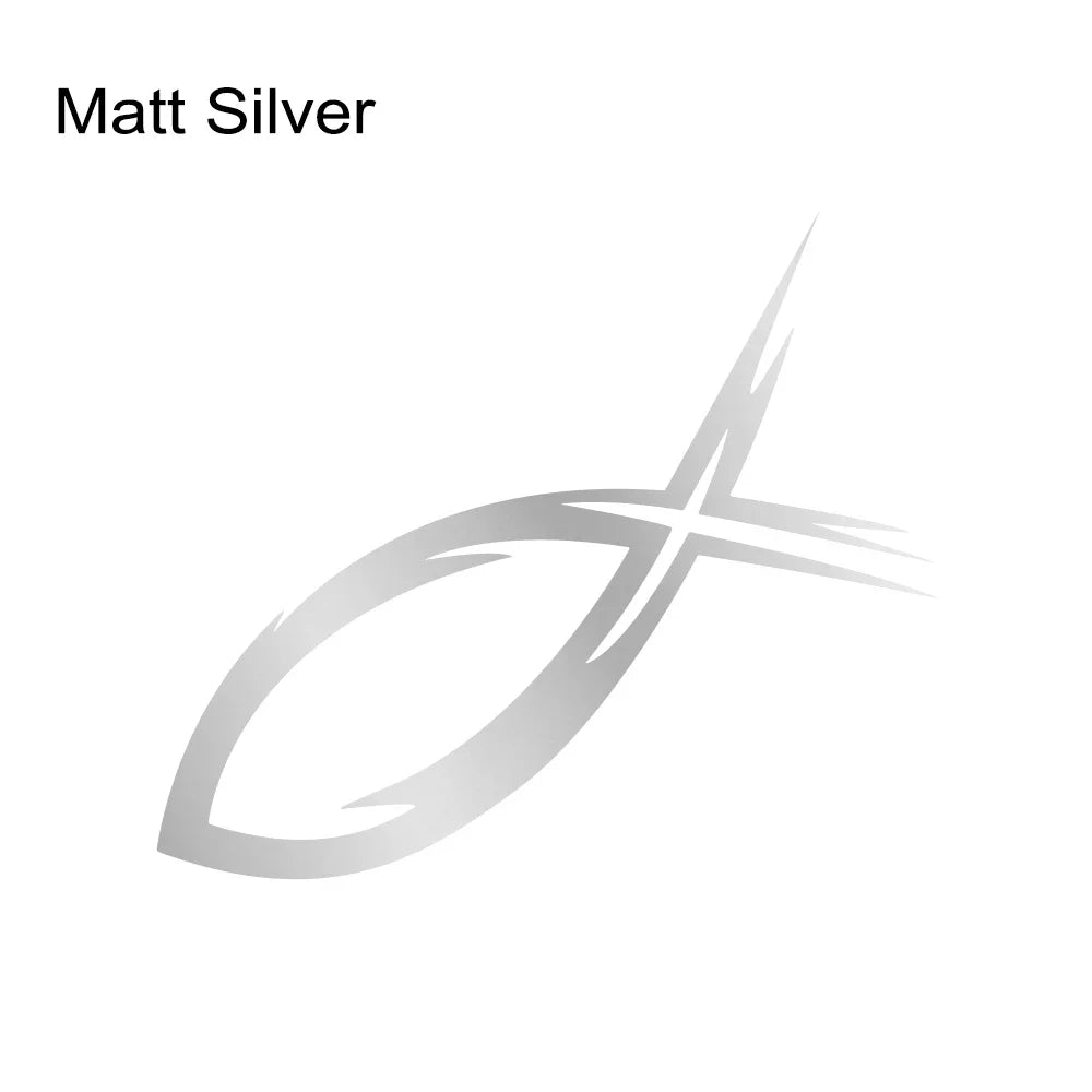 Christian Fish Tribal Vinyl Decal – Pro Auto Accessory