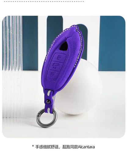 Premium Suede Key Case for Lamborghini Urus & Revuelto