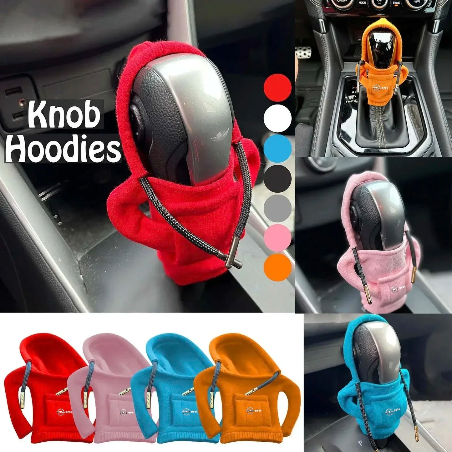 Hoodie Gear Shift Cover for Opel