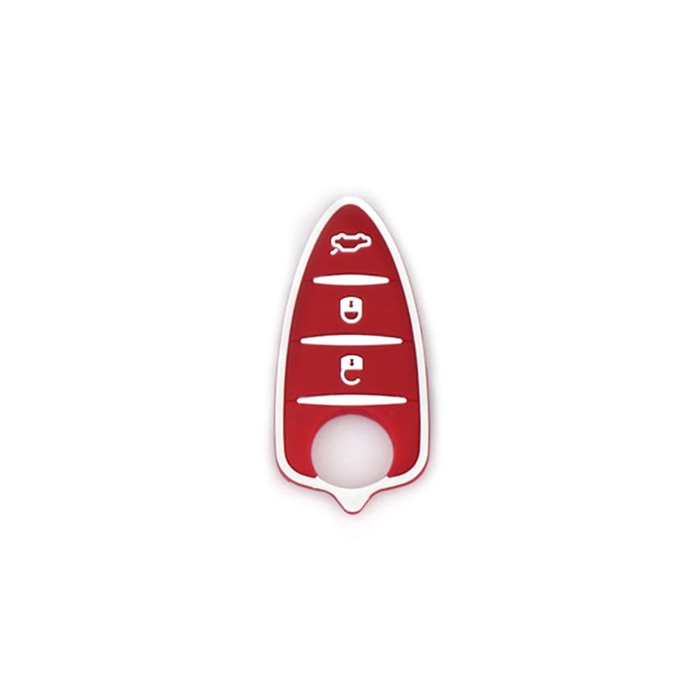 3-Button Silicone Key Pad for Alfa Romeo Key Red – Car Accessories | MotorWorld Marketplace