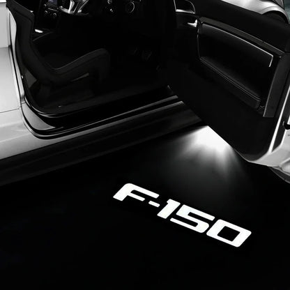 White F-150 Door Logo Projector Light – OEM Style Upgrade