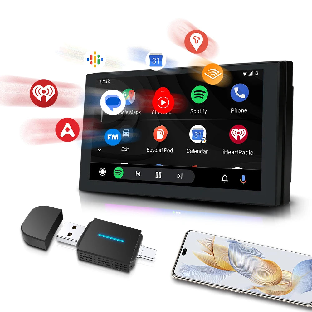 Clé USB Android Auto CarPlay 2 en 1 Type-C pour Chevy/VW