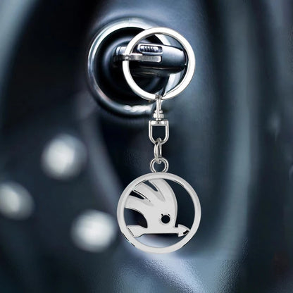 Premium Metal Keychain for Skoda