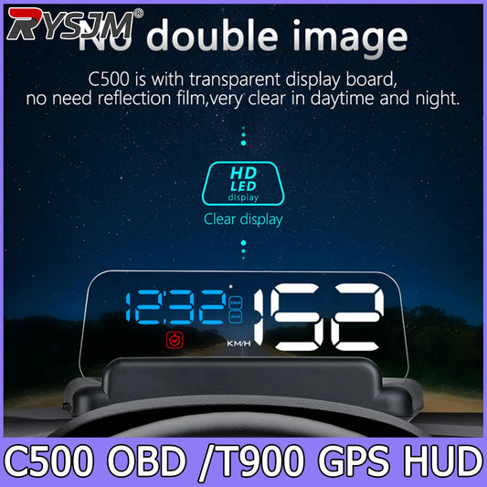 C500 Blue OBD/T900 HUD GPS Turbo Gauge LCD Odometer – Car Accessories | MotorWorld Marketplace