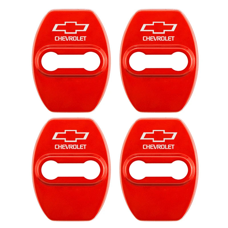 4PCS Door Lock Buckle Covers for Chevrolet, Durable Protection