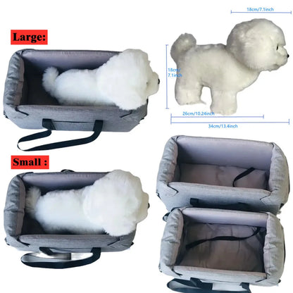 Portable Pet Car Seat & Carrier – Safe Travel for Small Pets – Car Accessories | MotorWorld Marketplace