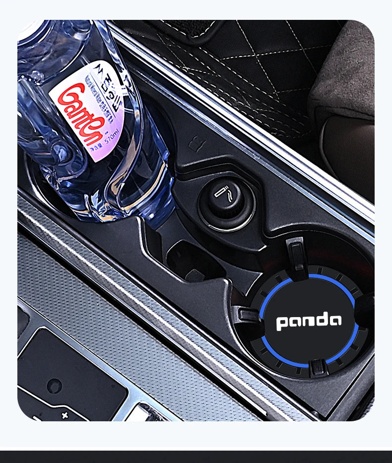 Fiat Panda 2008-2011 Cup Holder Silicone Anti-Slip Coasters