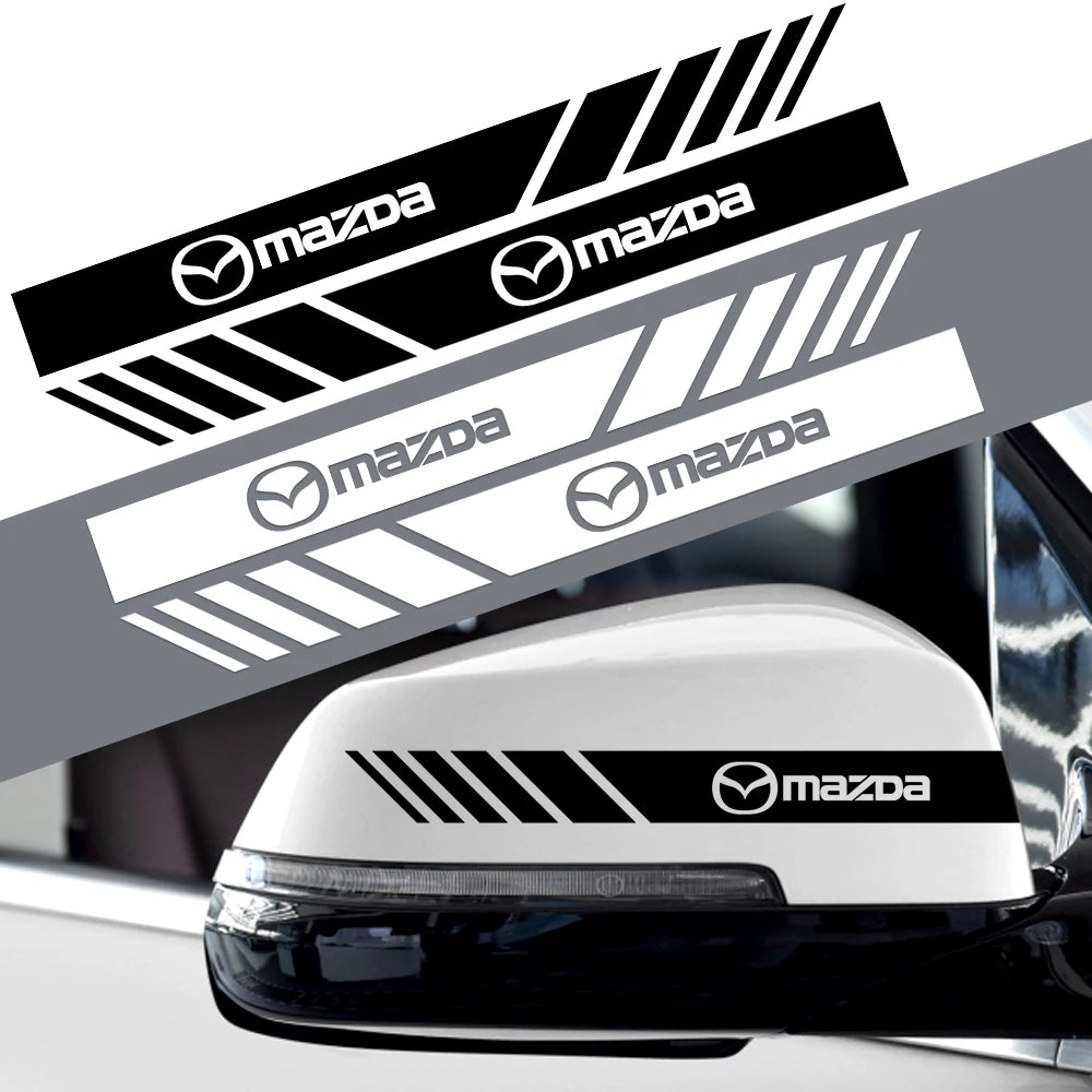 Mazda Emblem Decal – Mirror & Trunk Sticker