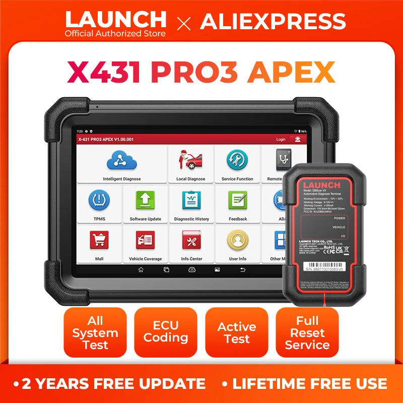 LAUNCH X431 PRO3APEX OBD2 Scanner | Pro Diagnostic Tool – Car Accessories | MotorWorld Marketplace