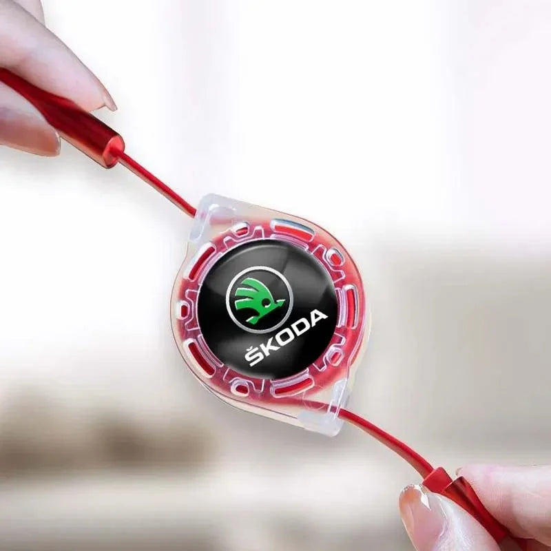 3-in-1 USB Type C Charger for Skoda