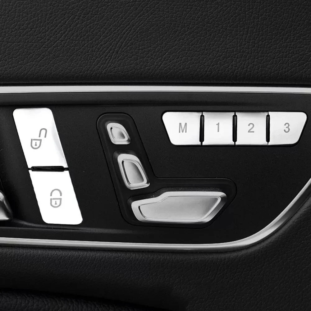 Mercedes W204/W212 Door Lock Switch Cover Set 4-Door