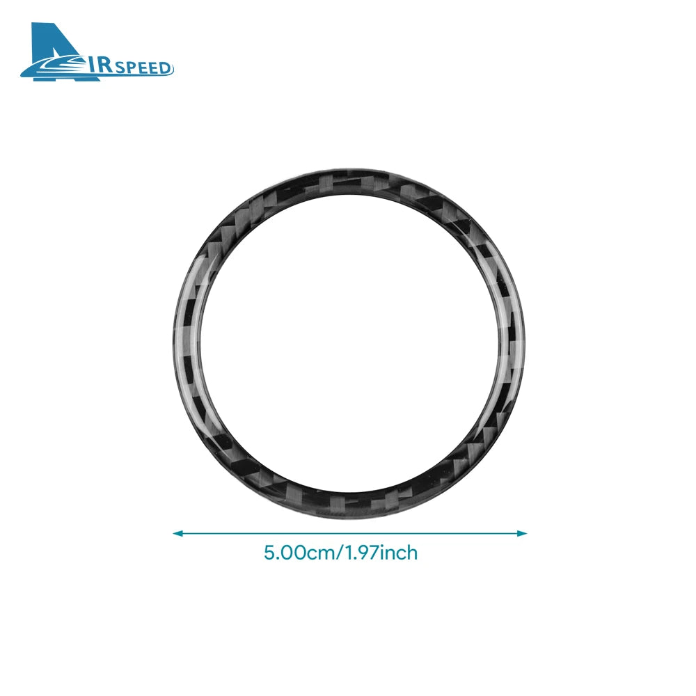 Real Carbon Fiber Start Button Frame for Subaru 2024 RHD – Car Accessories | MotorWorld Marketplace