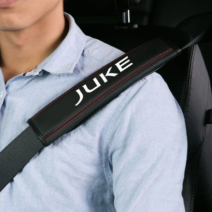 Premium Cowhide Seat Belt Protector Cover for Nissan Juke