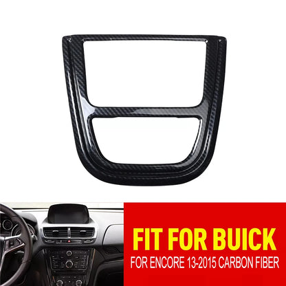 Carbon Fiber Console Panel Cover for Buick Encore 2013-2015