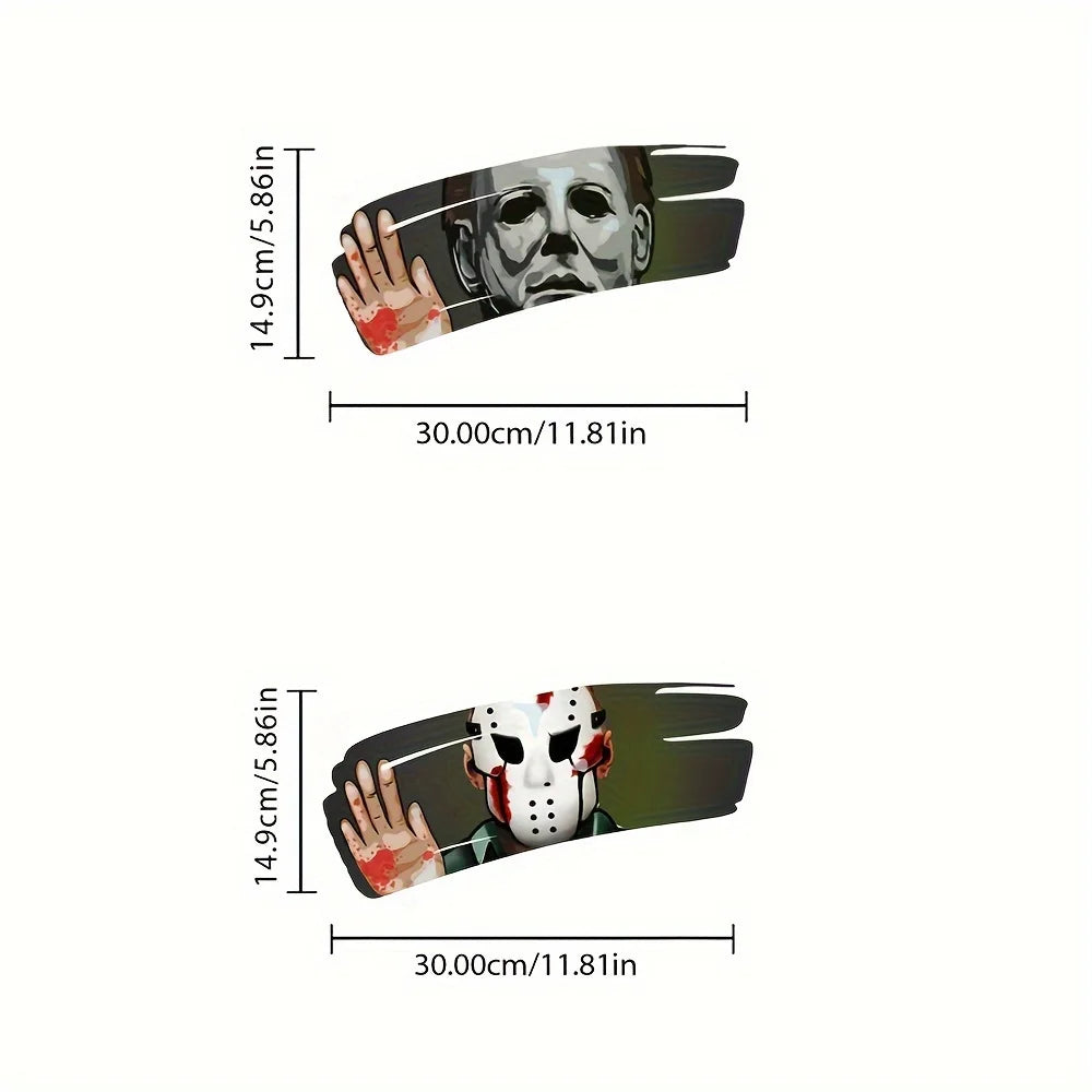 Halloween 3D Peeping Car Sticker Waterproof Auto Window Decor CH-WSJB-G 30x14.9CM – Car Accessories | MotorWorld Marketplace