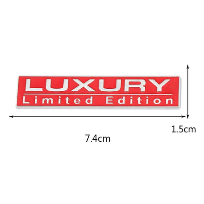 Luxury Limited Edition Logo Sticker for Jeep & SUV Models