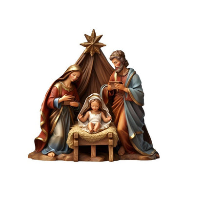 Pendentif de rétroviseur de voiture avec prière de la famille Jésus